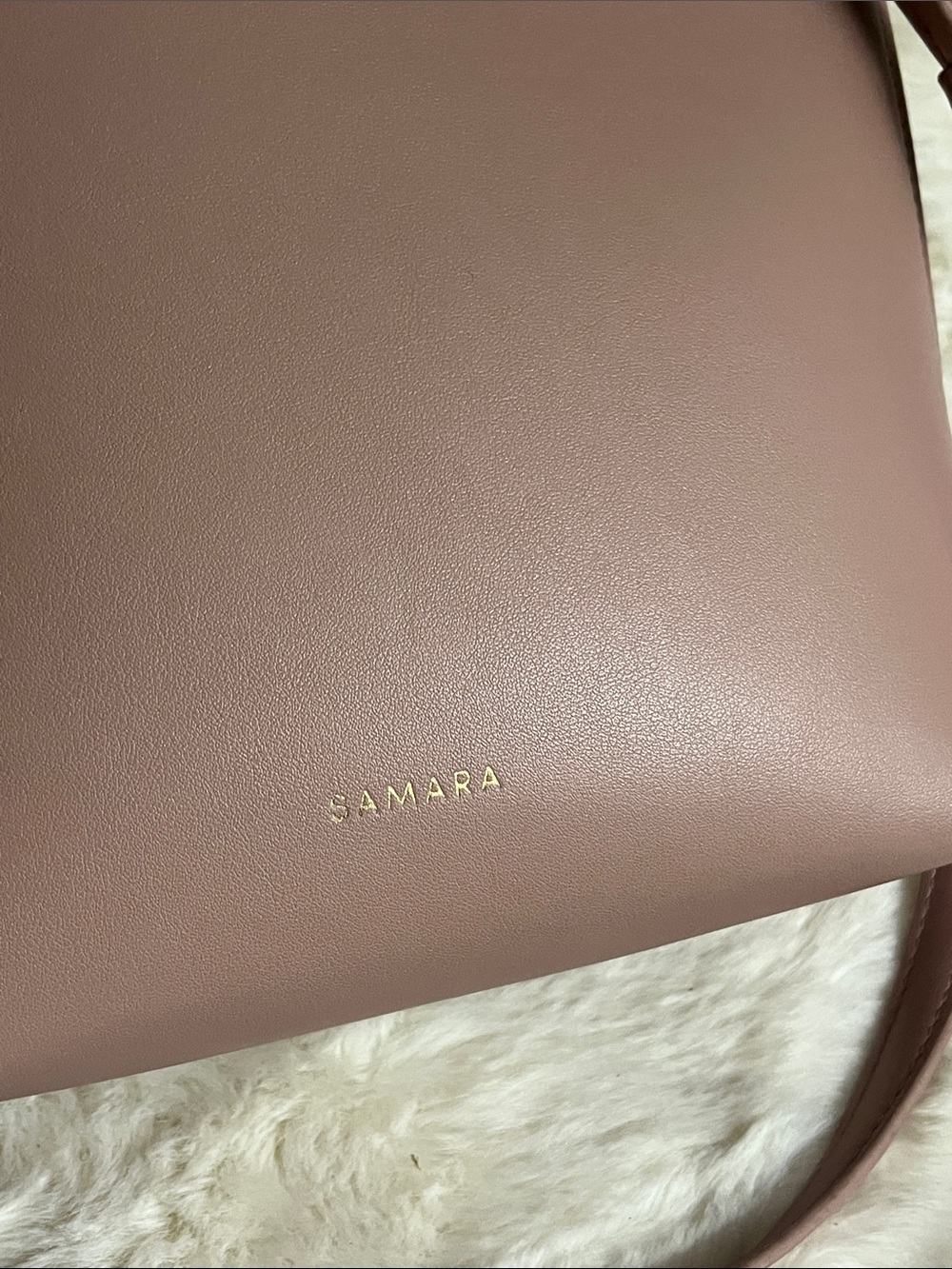 Anthropologie Samara Minimalist Pink Bag - Picture 3 of 12